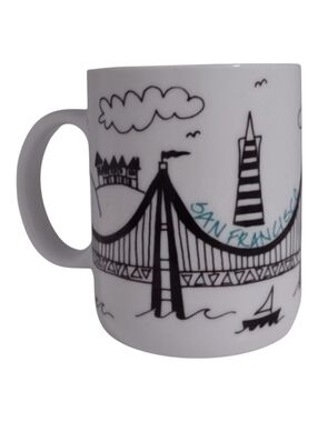 Cordon Bleu Mug San Francisco Skyline BIA  California Golden Gate Bridge